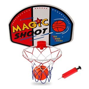 liberty imports magic shot indoor basketball hoop set